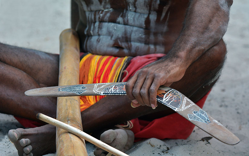 Photo of a boomerang