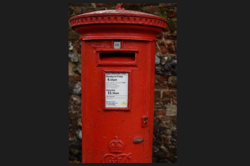 Photo of an English post box