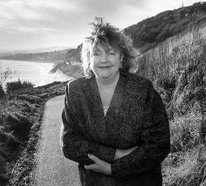 Photo of the Irish author Maeve Binchy