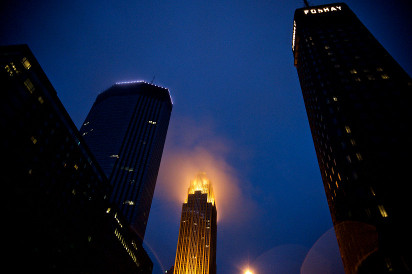 Photo of skyskrapers in Minneapolis, Minnesota