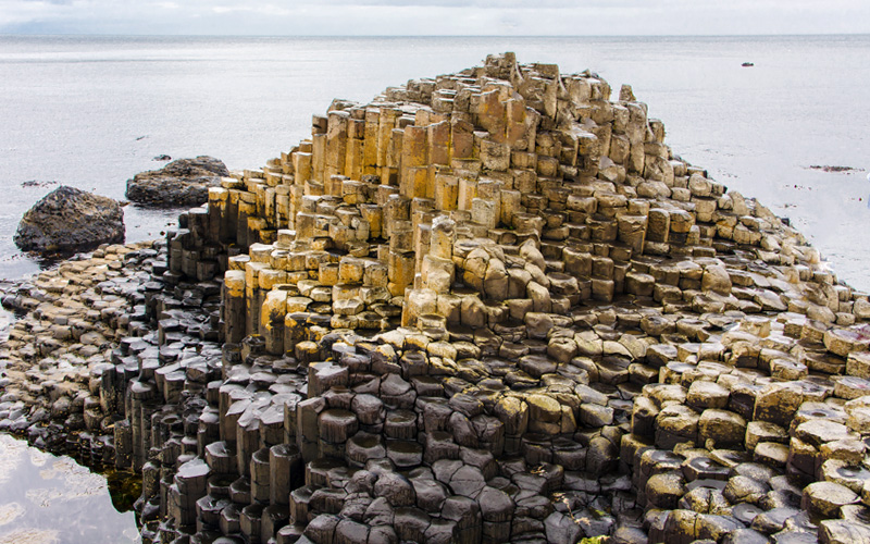 Photo of the Giant’s Causeway which is a popular tourist attraction