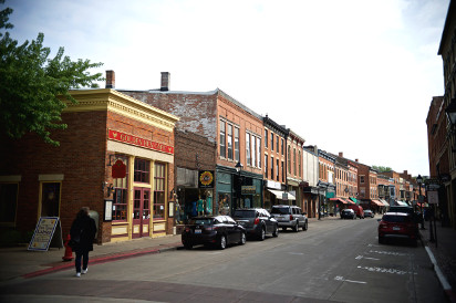 Photo of the historic city of Galena, Illinois